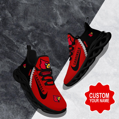 Footwearstorm Louisville Cardinals Max Soul Shoes Sneakers For Men And Women 1