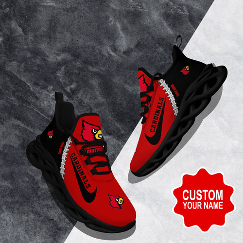 Footwearstorm Louisville Cardinals Max Soul Shoes Sneakers For Men And Women 1