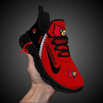 Footwearstorm Louisville Cardinals Max Soul Shoes Sneakers For Men And Women 1
