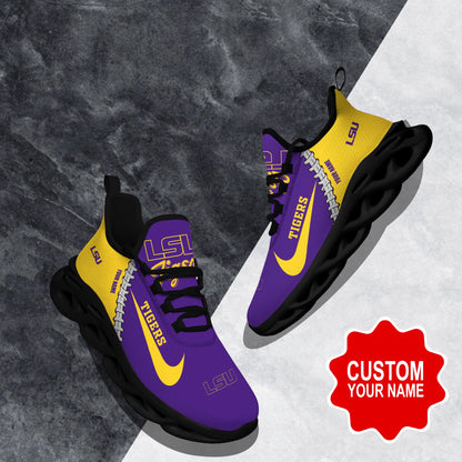 Footwearstorm LSU Tigers Max Soul Shoes Sneakers For Men And Women 3