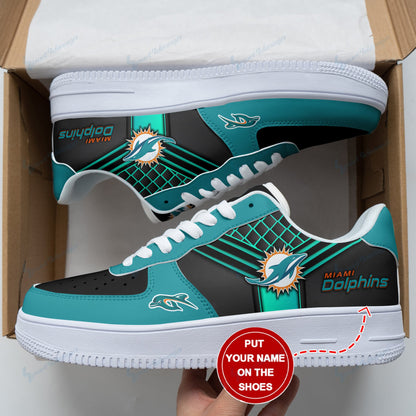 Footwearstorm Miami Dolphins Air Low-Top Sneakers Shoes For Men And Women 120566