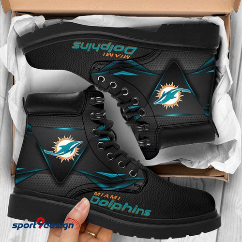 Footwearstorm Miami Dolphins Boots Shoes For Men And Women 2