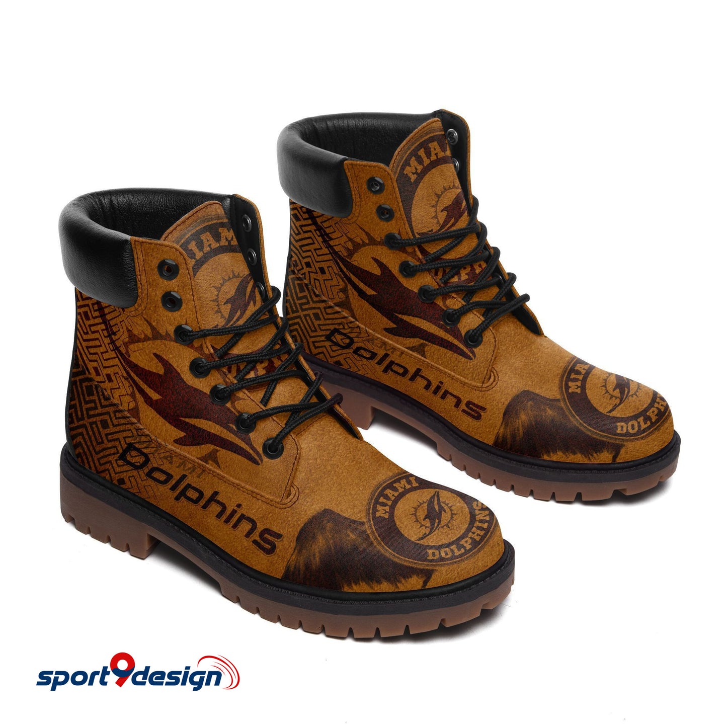 Footwearstorm Miami Dolphins Boots Shoes For Men And Women 1