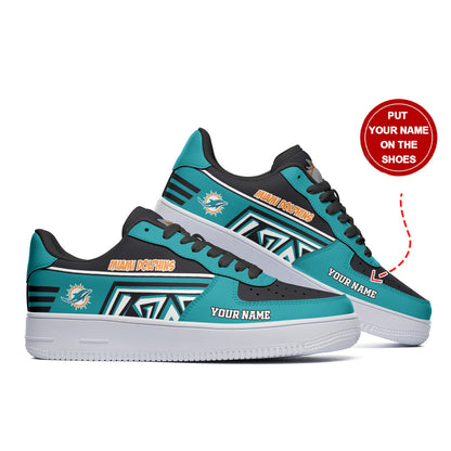 Footwearstorm Miami Dolphins NFL Air Low-Top Sneakers Shoes For Men And Women 1205412