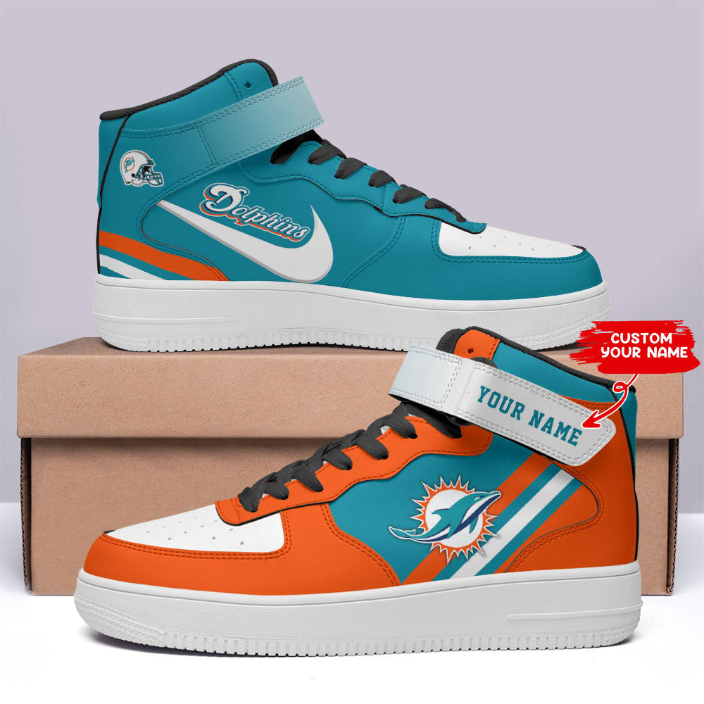 Footwearstorm Miami Dolphins NFL Air Low-Top Sneakers Shoes For Men And Women 1205520