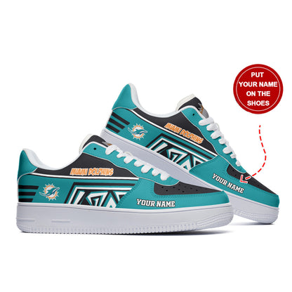 Footwearstorm Miami Dolphins NFL Air Low-Top Sneakers Shoes For Men And Women 1205644
