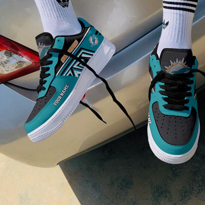 Footwearstorm Miami Dolphins NFL Air Low-Top Sneakers Shoes For Men And Women 1205412