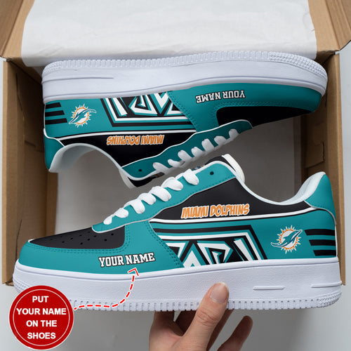 Footwearstorm Miami Dolphins NFL Air Low-Top Sneakers Shoes For Men And Women 1205644