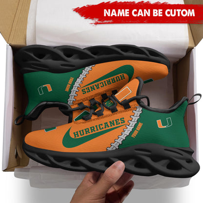Footwearstorm Miami Hurricanes Max Soul Shoes Sneakers For Men And Women 2