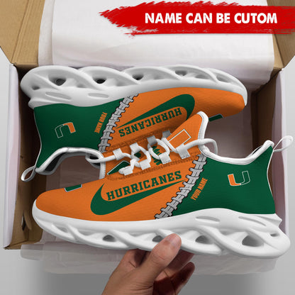 Footwearstorm Miami Hurricanes Max Soul Shoes Sneakers For Men And Women 2