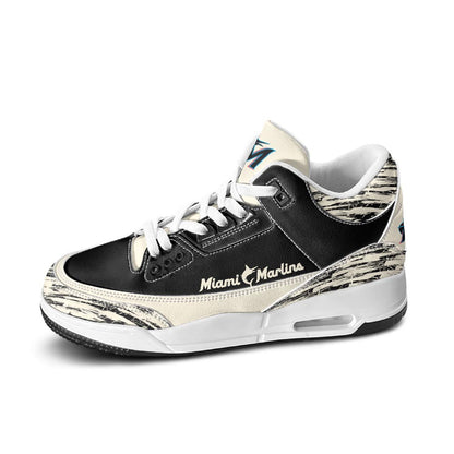 Footwearstorm Miami Marlins AJ3 Sneakers Shoes For Men And Women