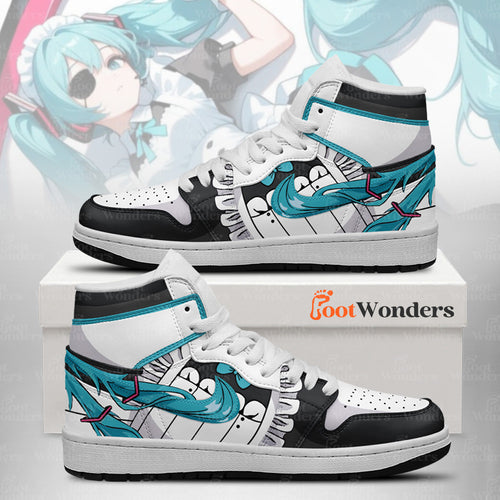 Footwearstorm Miku Maid AJ1 High Sneakers Shoes For Men And Women 1