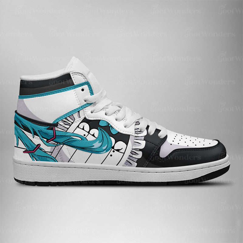 Footwearstorm Miku Maid AJ1 High Sneakers Shoes For Men And Women 1
