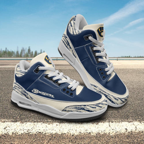 Footwearstorm Milwaukee Brewers AJ3 Sneakers Shoes For Men And Women
