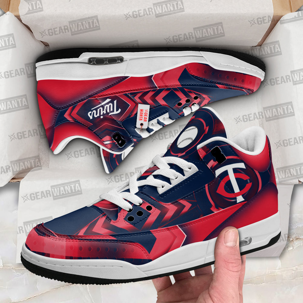 Footwearstorm Minnesota Twins AJ3 Sneakers Shoes For Men And Women