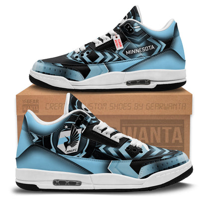 Footwearstorm Minnesota United FC AJ3 Sneakers Shoes For Men And Women