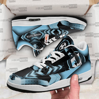 Footwearstorm Minnesota United FC AJ3 Sneakers Shoes For Men And Women