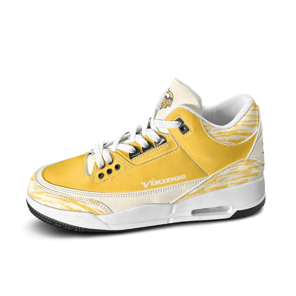 Footwearstorm Minnesota Vikings AJ3 Sneakers Shoes For Men And Women