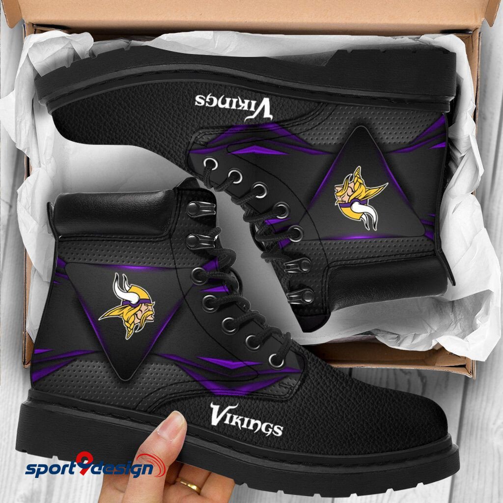 Footwearstorm Minnesota Vikings Boots Shoes For Men And Women 1