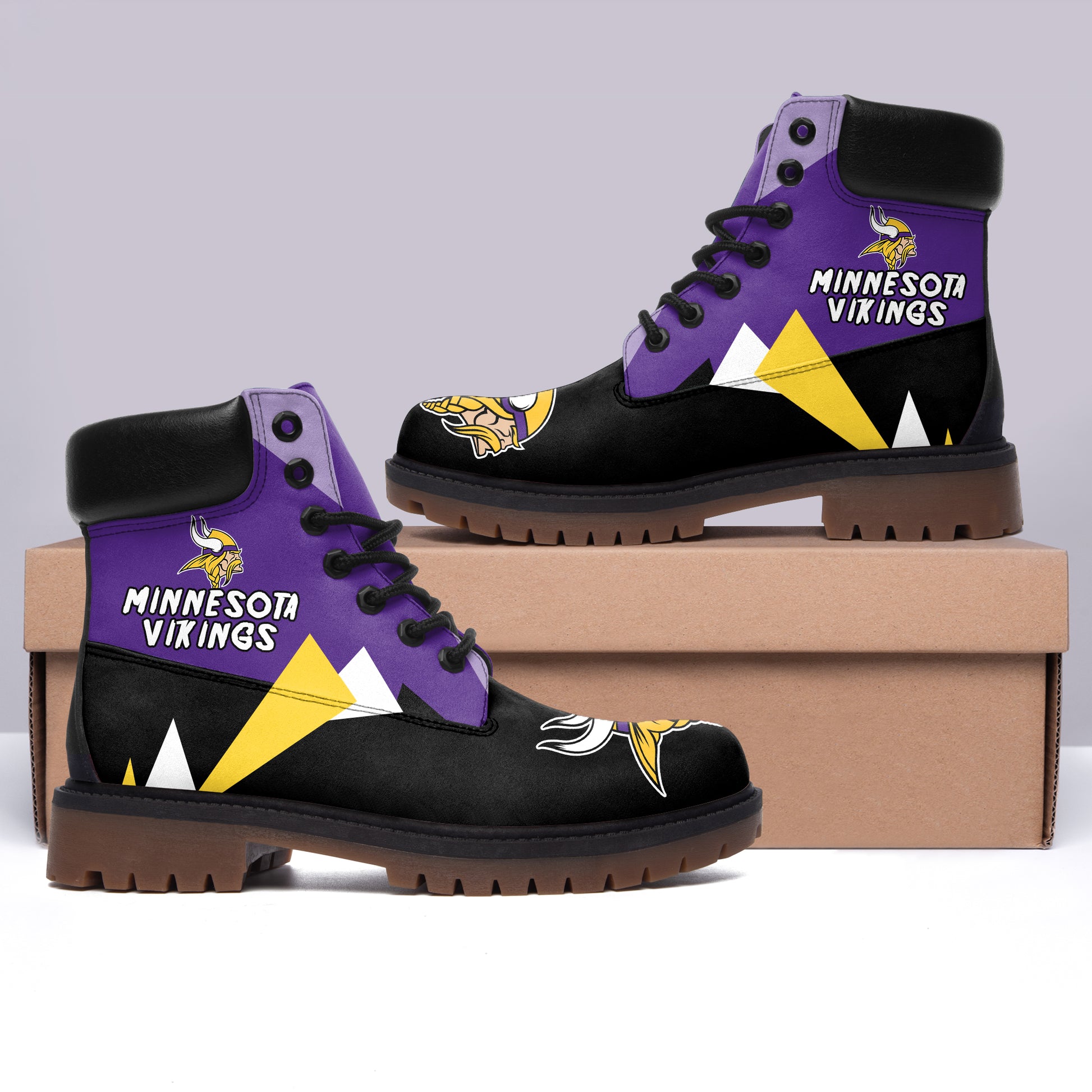 Footwearstorm Minnesota Vikings Boots Shoes For Men And Women 2