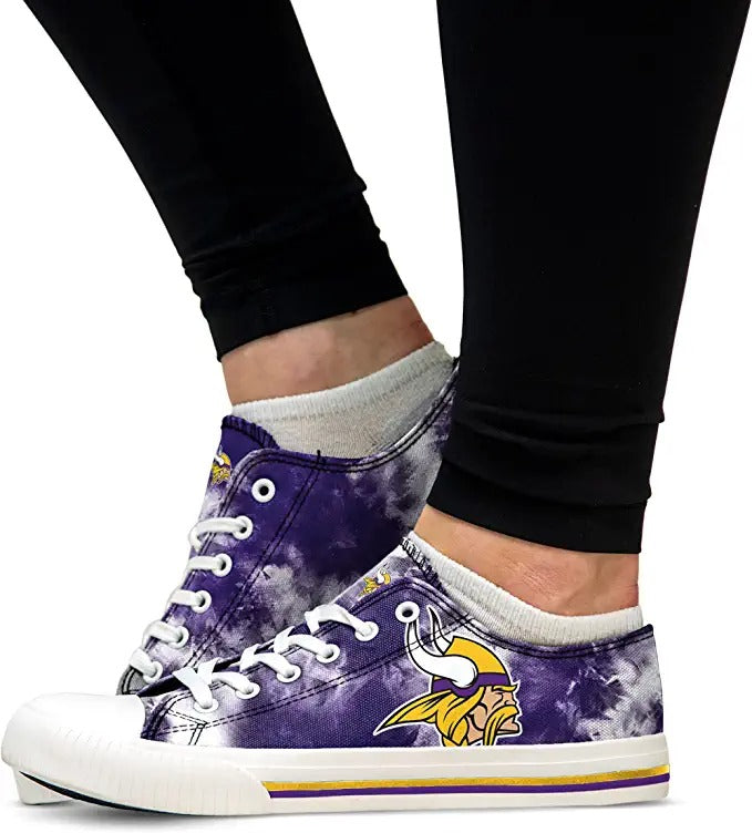 Footwearstorm Minnesota Vikings Low Top Canvas Sneakers Shoes For Men And Women 1
