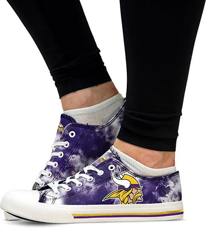 Footwearstorm Minnesota Vikings Low Top Canvas Sneakers Shoes For Men And Women 1