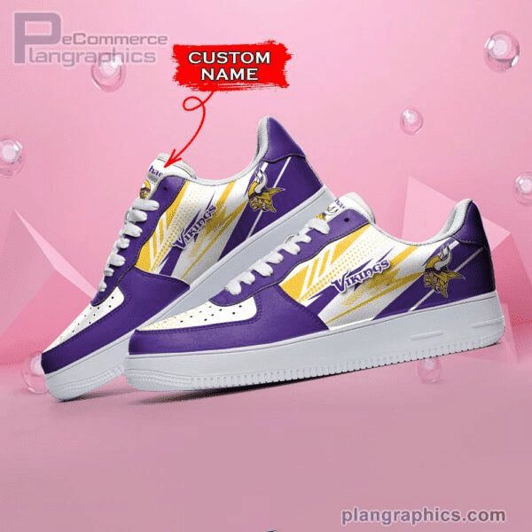 Footwearstorm Minnesota Vikings NFL Air Low-Top Sneakers Shoes For Men And Women 1205785