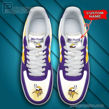 Footwearstorm Minnesota Vikings NFL Air Low-Top Sneakers Shoes For Men And Women 1205785