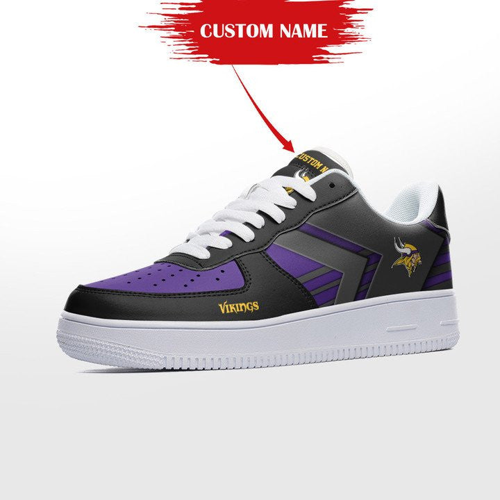 Footwearstorm Minnesota Vikings NFL Air Low-Top Sneakers Shoes For Men And Women 1205783