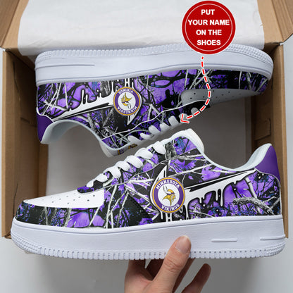 Footwearstorm Minnesota Vikings NFL Air Low-Top Sneakers Shoes For Men And Women 1205802