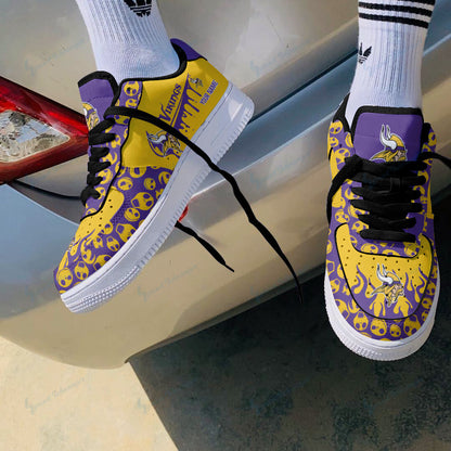 Footwearstorm Minnesota Vikings NFL Air Low-Top Sneakers Shoes For Men And Women 1205279