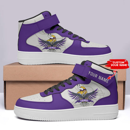 Footwearstorm Minnesota Vikings NFL Air Low-Top Sneakers Shoes For Men And Women 1205529