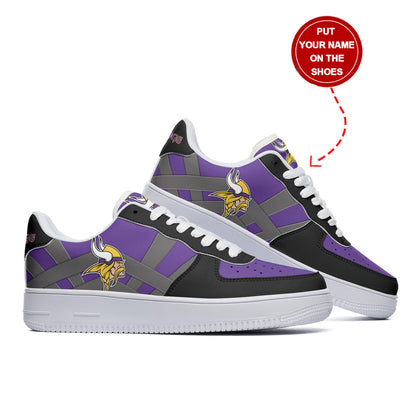 Footwearstorm Minnesota Vikings NFL Air Low-Top Sneakers Shoes For Men And Women 1205277
