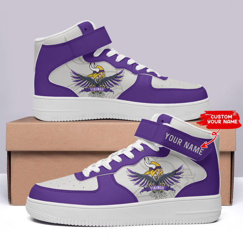 Footwearstorm Minnesota Vikings NFL Air Low-Top Sneakers Shoes For Men And Women 1205529
