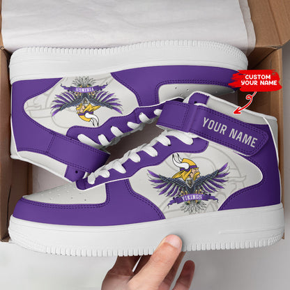 Footwearstorm Minnesota Vikings NFL Air Low-Top Sneakers Shoes For Men And Women 1205529