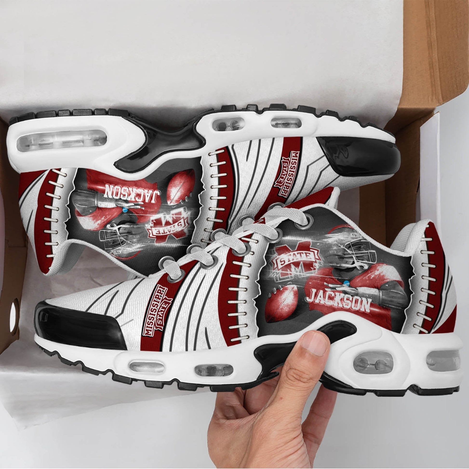 Footwearstorm Mississippi State Bulldogs TN Shoes Sneakers For Men And Women 1