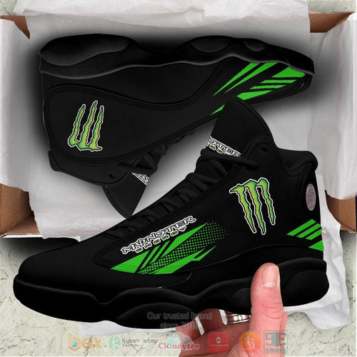 Footwearstorm Monster Energy AJ13 Sneakers Shoes For Men And Women 1