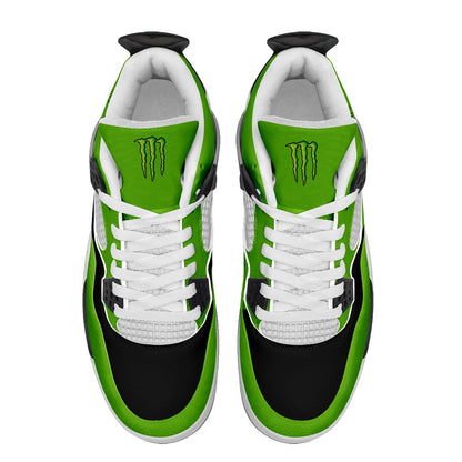 Footwearstorm Monster Energy AJ4 Sneakers Shoes For Men And Women