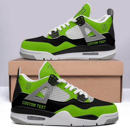 Footwearstorm Monster Energy AJ4 Sneakers Shoes For Men And Women