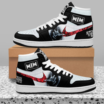 Footwearstorm Motionless in White AJ1 High Sneakers Shoes For Men And Women 1