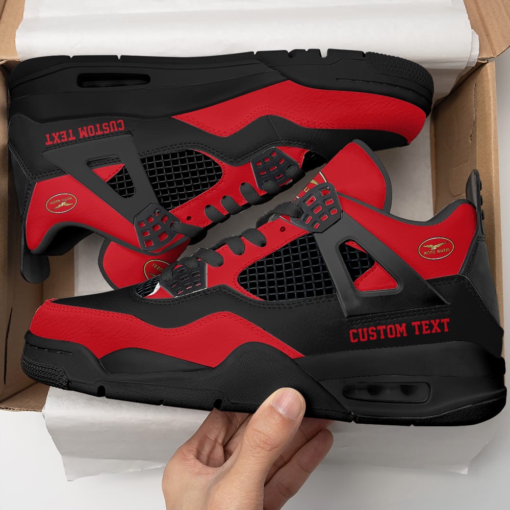 Footwearstorm Moto Guzzi AJ4 Sneakers Shoes For Men And Women
