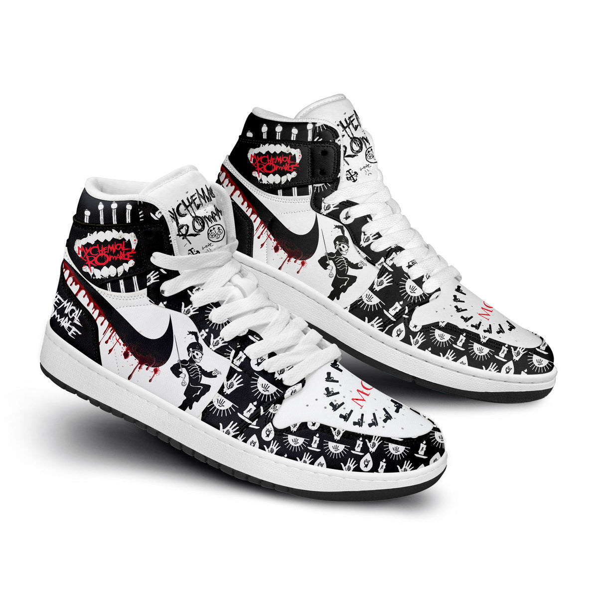 Footwearstorm My Chemical Romance AJ1 High Sneakers Shoes For Men And Women 2