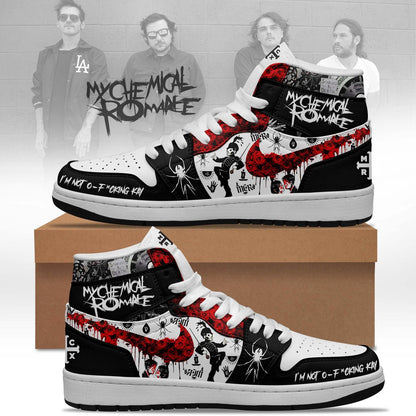 Footwearstorm My Chemical Romance AJ1 High Sneakers Shoes For Men And Women 1