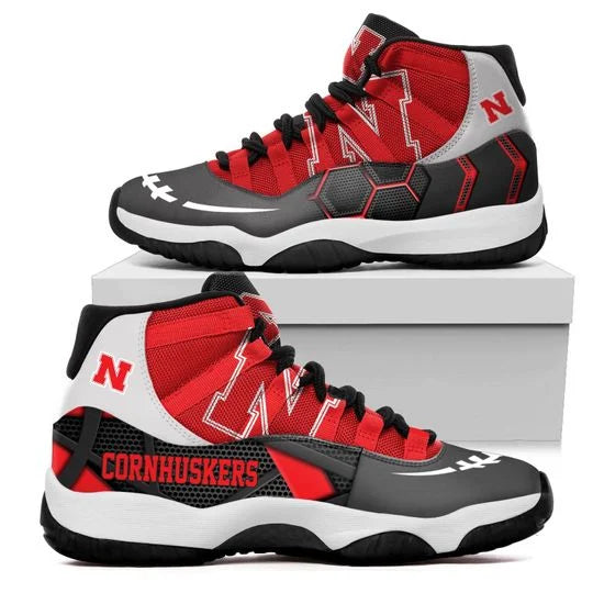 Footwearstorm Nebraska Cornhuskers AJ13 Sneakers Shoes For Men And Women 1