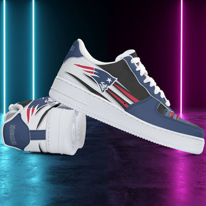 Footwearstorm New England Patriots NFL Air Low-Top Sneakers Shoes For Men And Women 1205654