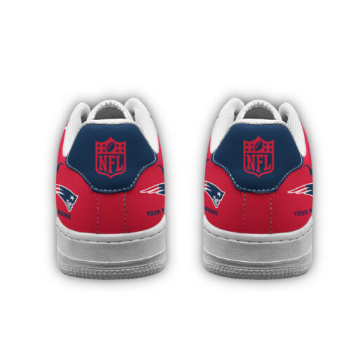 Footwearstorm New England Patriots NFL Air Low-Top Sneakers Shoes For Men And Women 1205664