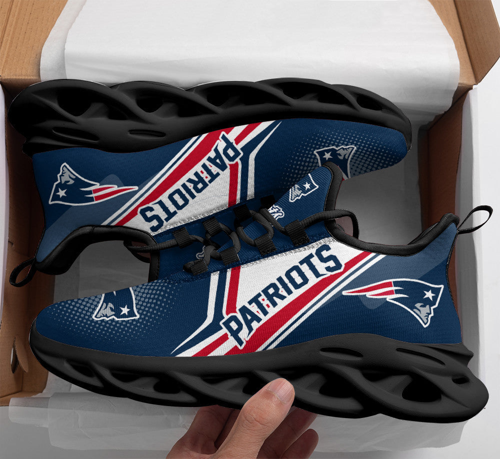 Footwearstorm New England Patriots NFL Max Soul Shoes Sneakers For Men And Women 1