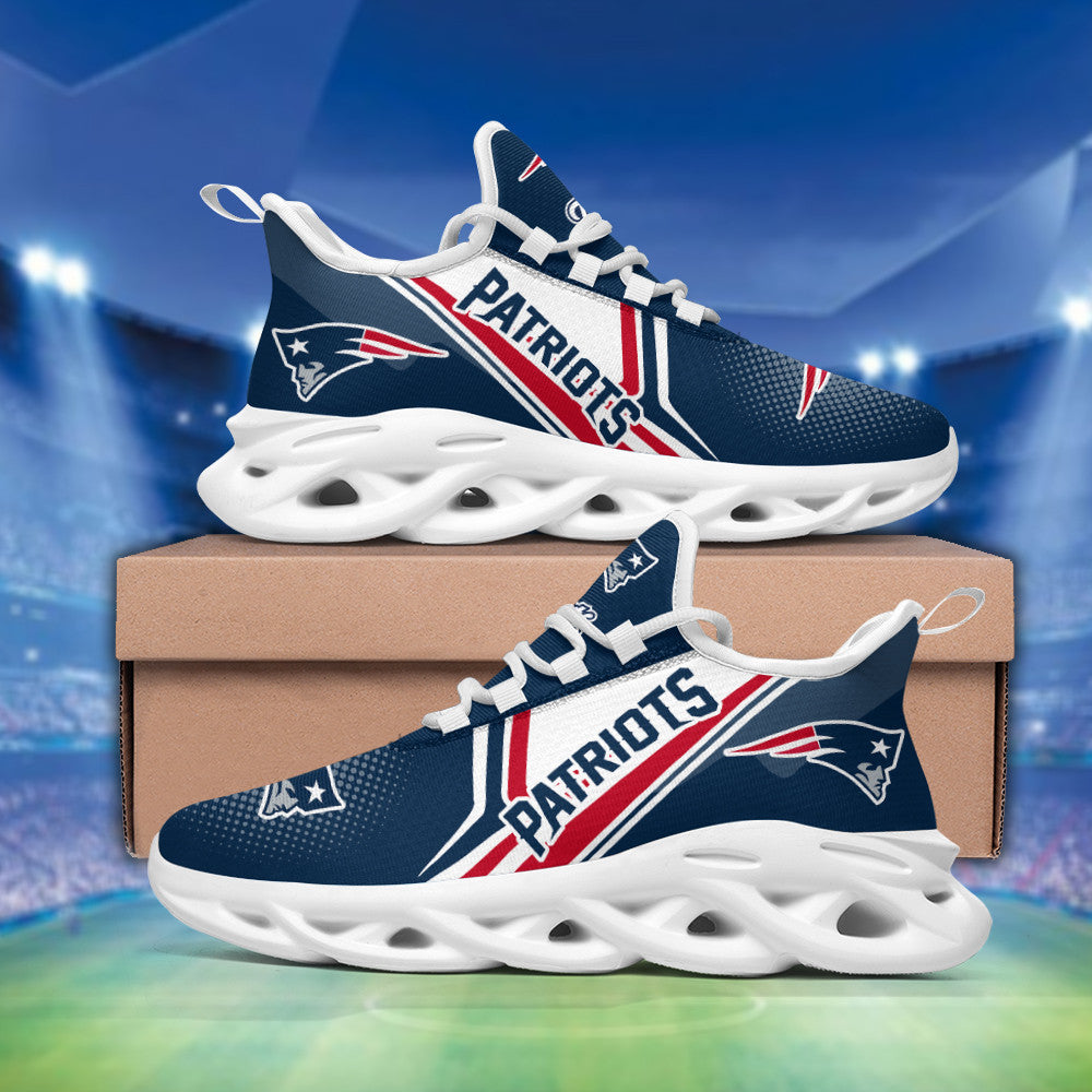 Footwearstorm New England Patriots NFL Max Soul Shoes Sneakers For Men And Women 1