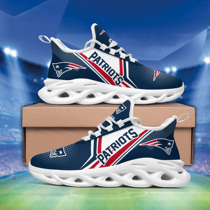 Footwearstorm New England Patriots NFL Max Soul Shoes Sneakers For Men And Women 1