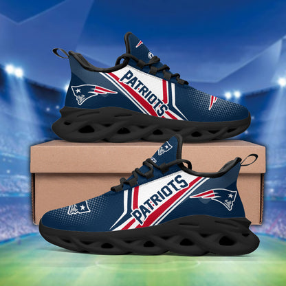 Footwearstorm New England Patriots NFL Max Soul Shoes Sneakers For Men And Women 1